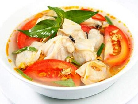 cách nấu canh ngao chua